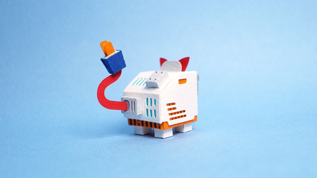 テレコぷちす NO.001 【ねこ型ブラウン管テレビメカ】