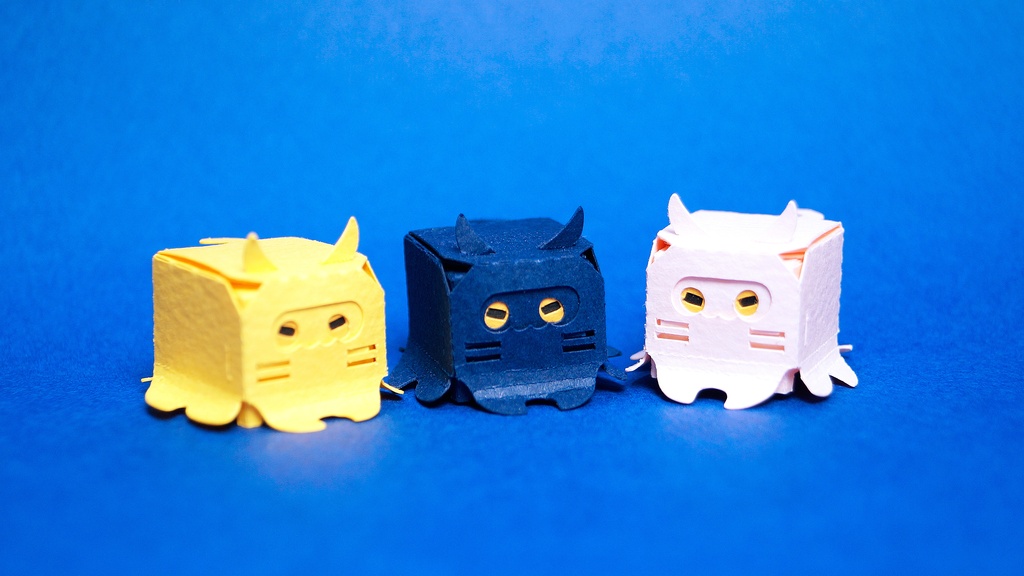 はこねこ メンダコのおやこ きいろ