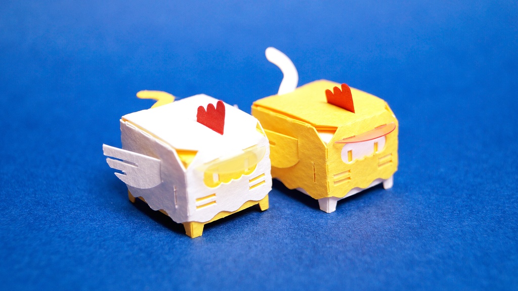 はこねこ あまがっぱ にわとり きいろ