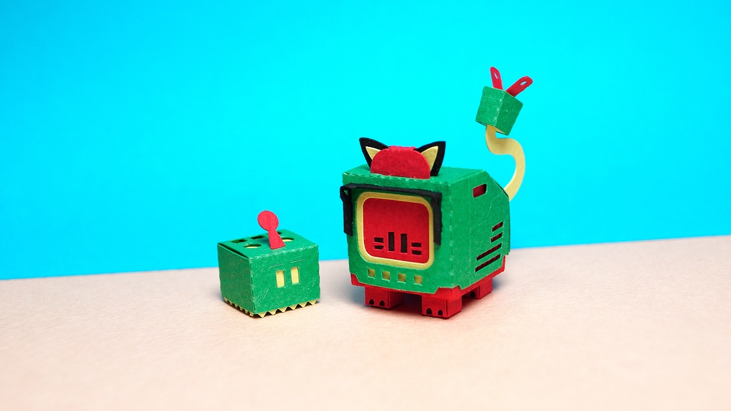 テレコぷちす NO.004 【ねこ型ブラウン管テレビメカ】