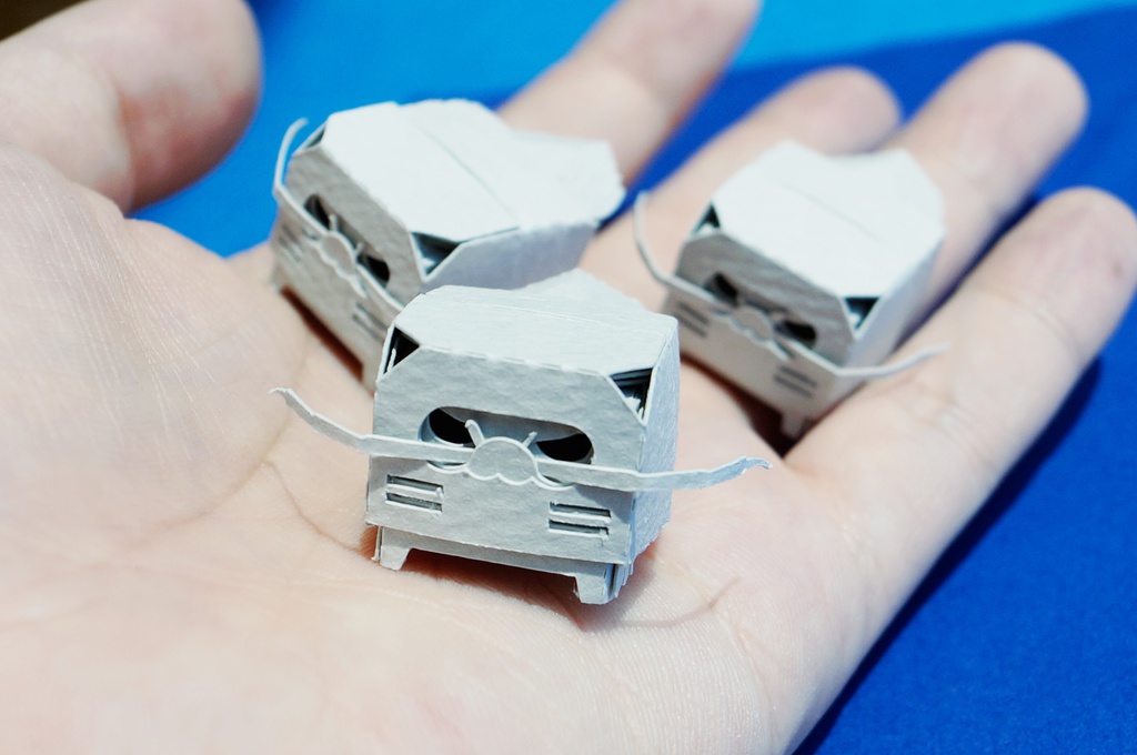 はこねこ オオグソクムシ(ペーパークラフト)