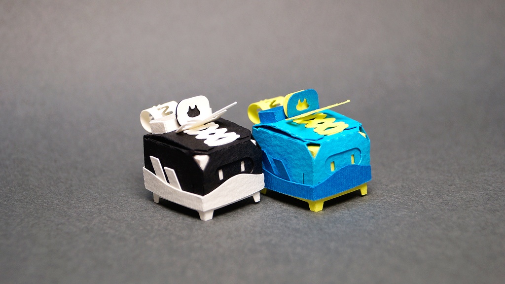 はこねこ スニーカー BLACK×WHITE