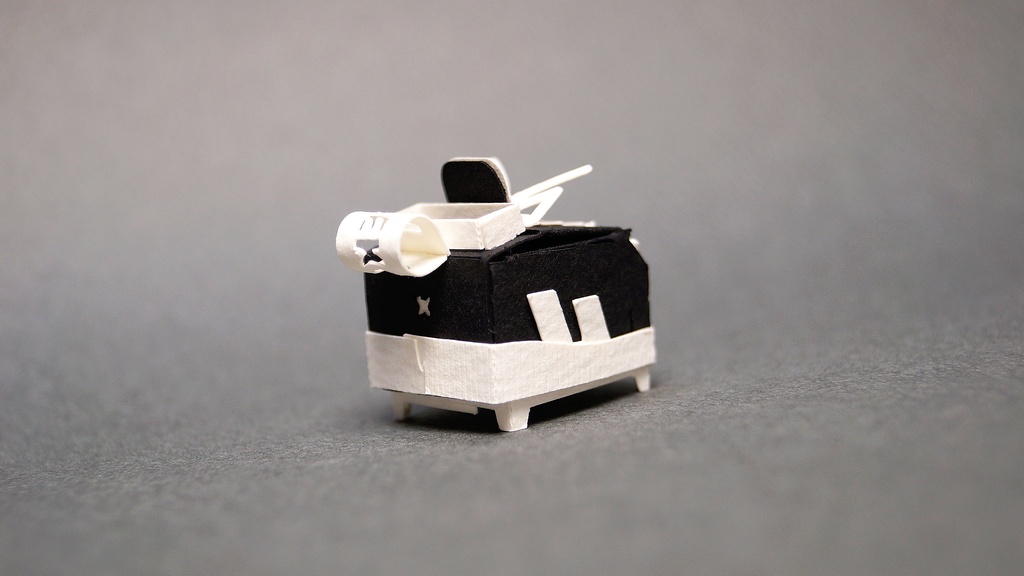 はこねこ スニーカー BLACK×WHITE