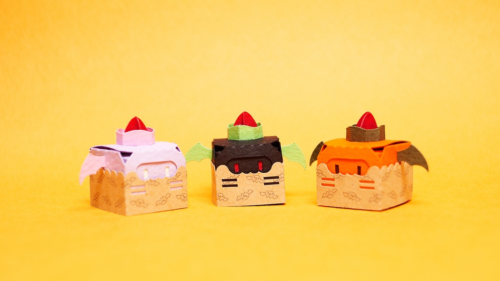 はこねこ こあくまカップケーキ ブラック