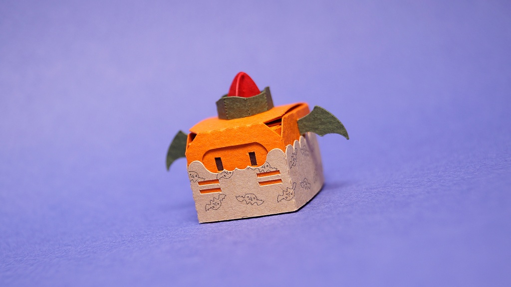 はこねこ こあくまカップケーキ パンプキン