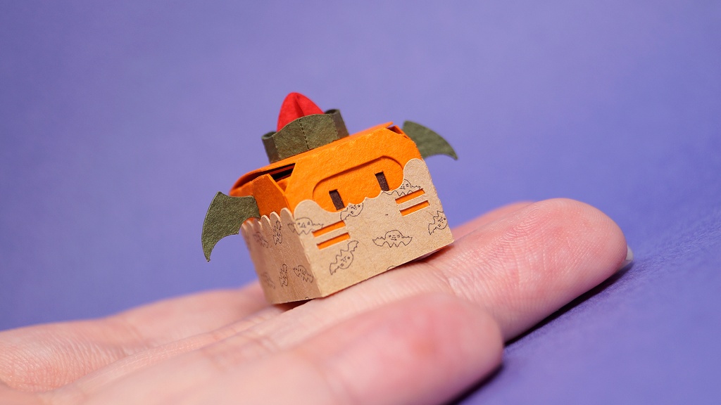 はこねこ こあくまカップケーキ パンプキン