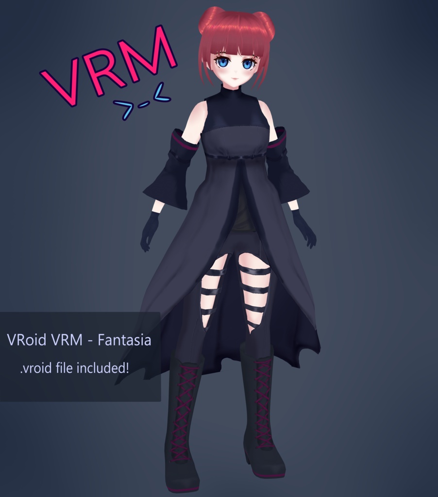 VRoid製VRMモデル-Fantasia