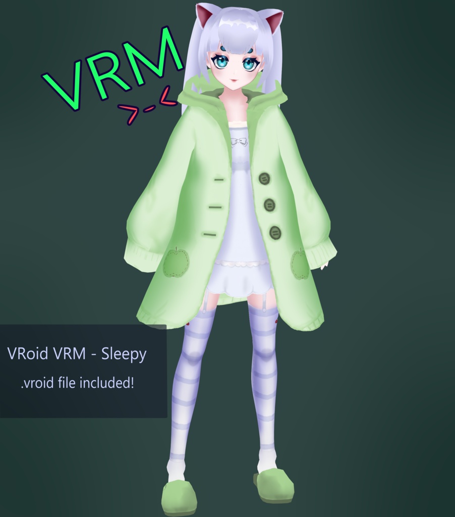 VRoid製VRMモデル-Sleepy