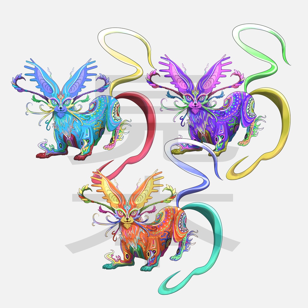 【無料有】神格・神話生物立ち絵7種