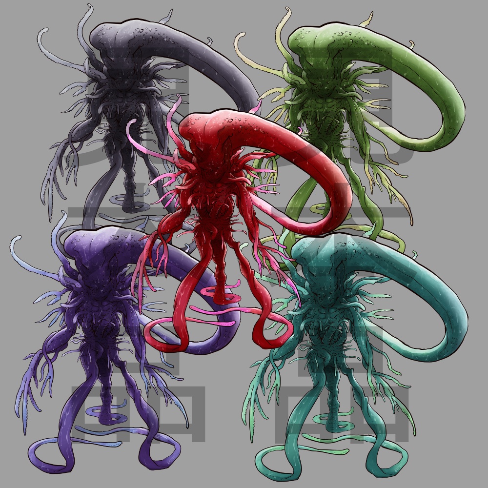 【無料有】神格・神話生物立ち絵7種