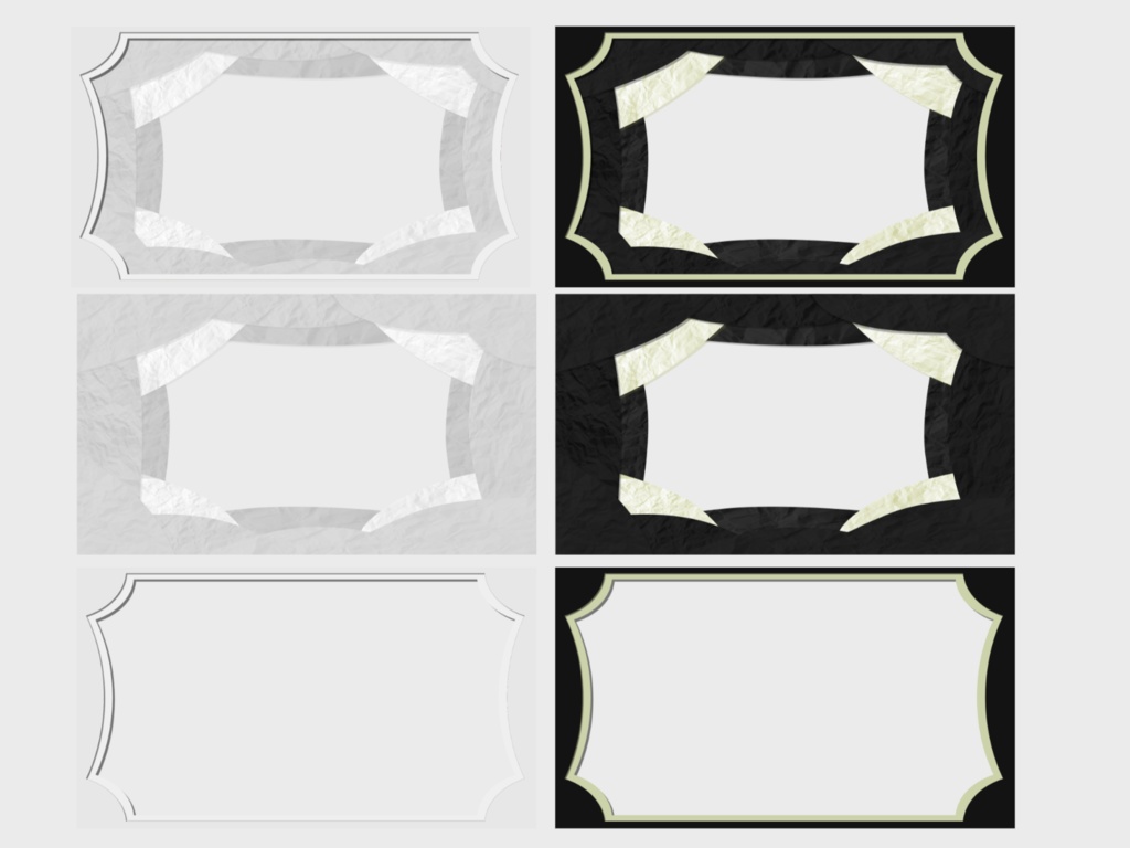 【無料有】重ね紙ココフォリア土台