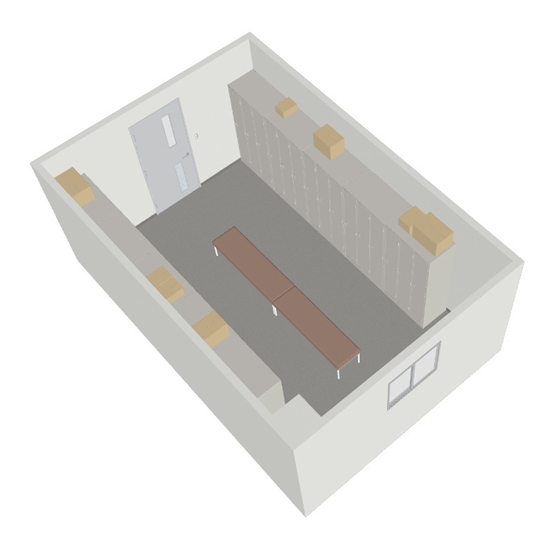 【3D背景】ロッカールーム