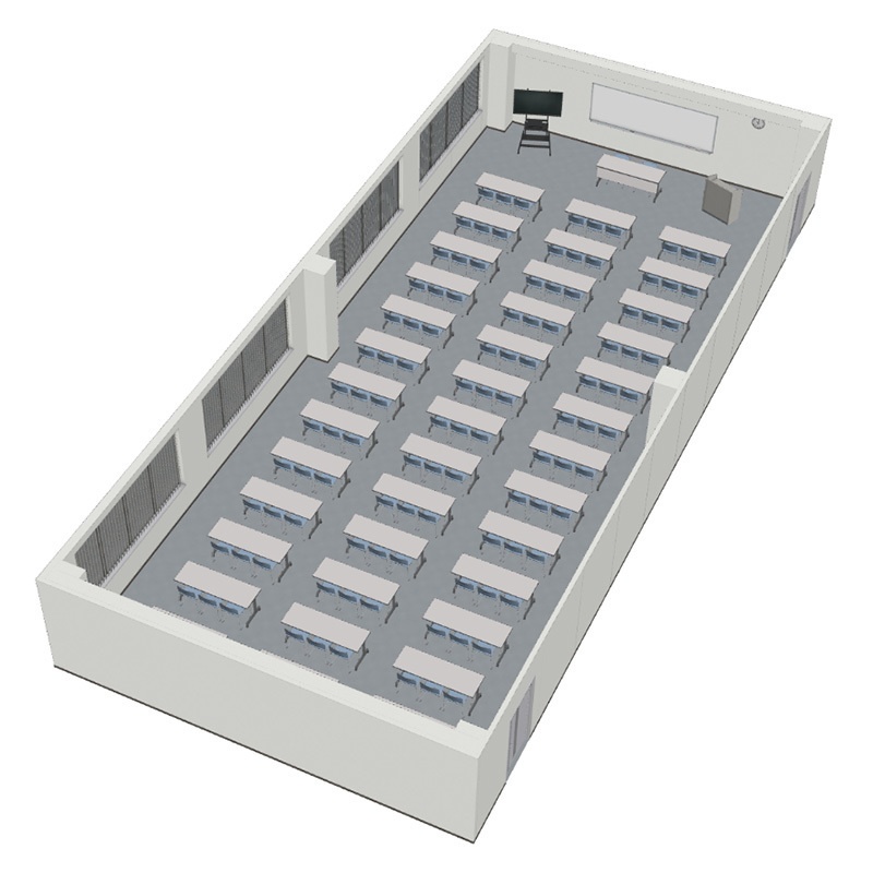 【3D背景】教室型会議室