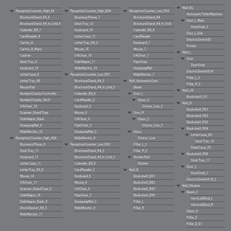 【3D背景】銀行