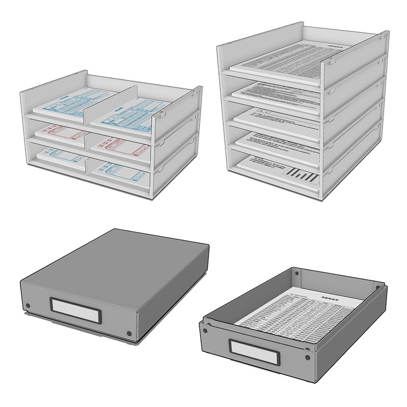 【3D素材】レタートレーセット