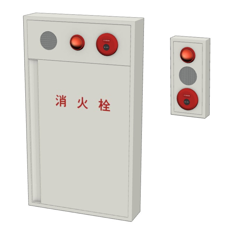 【3D素材】屋内消火栓設備