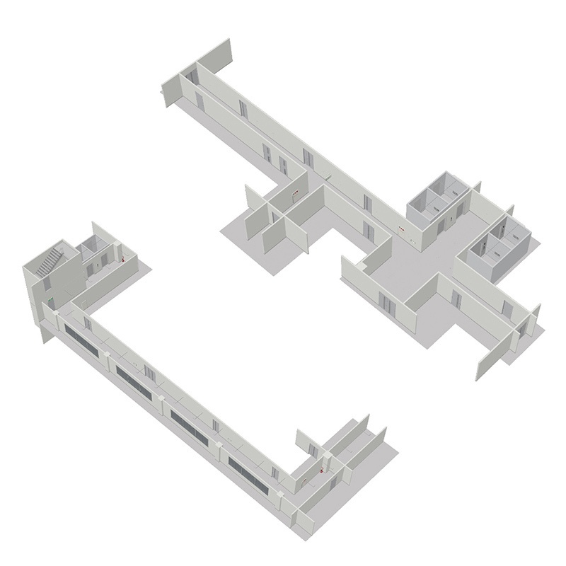 【3D背景】オフィス廊下