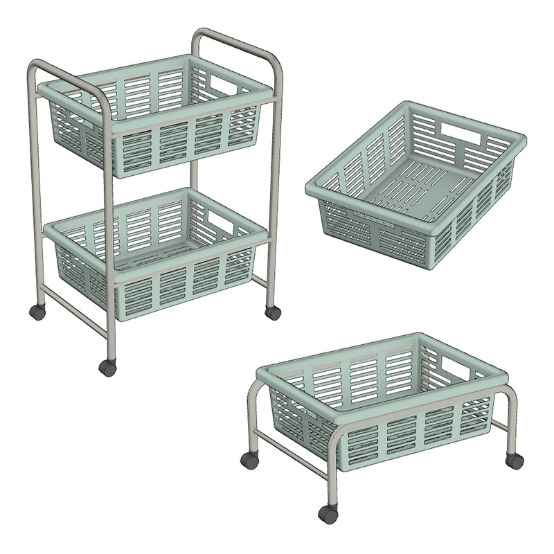 【3D素材】脱衣かご