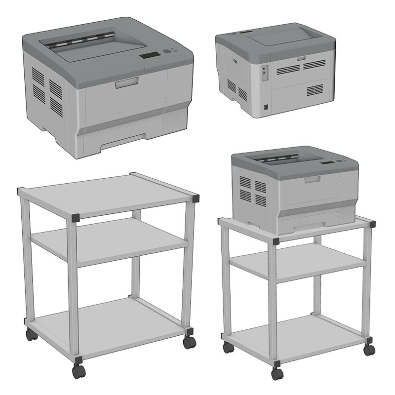 【3D素材】レーザープリンター