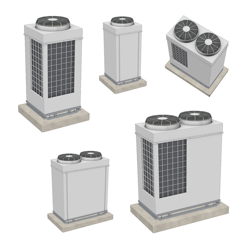 【3D素材】ビル用室外機