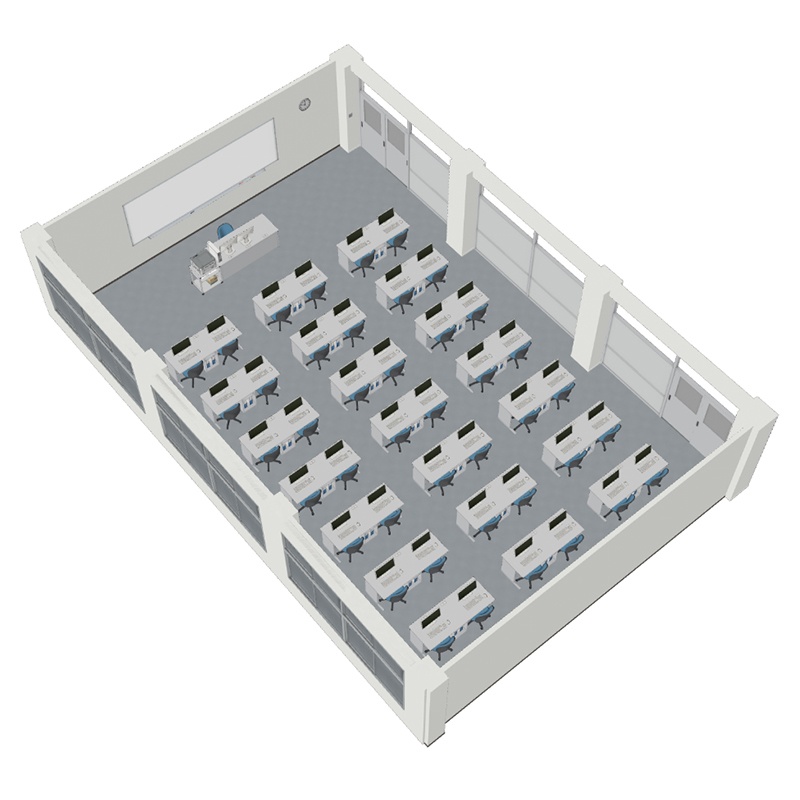 【3D背景】コンピュータ実習室