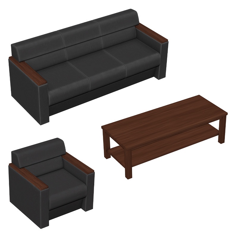 【3D素材】応接ソファ セット