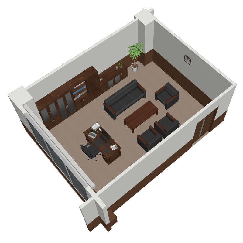 【3D背景】役員室