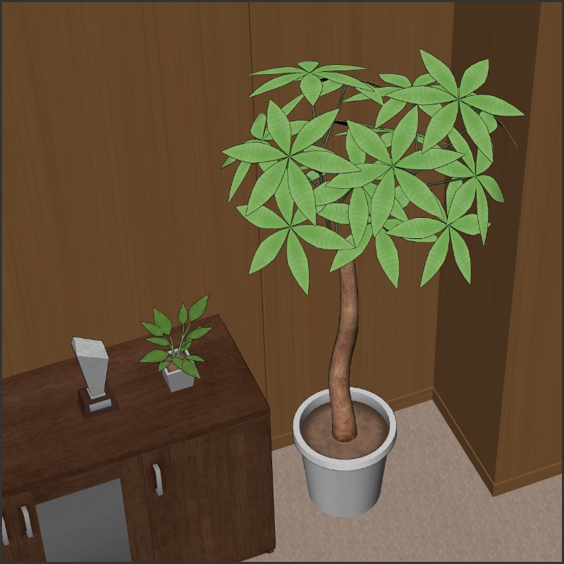 【3D素材】観葉植物