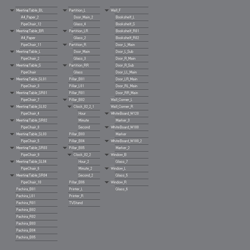 【3D背景】高層オフィスフロア