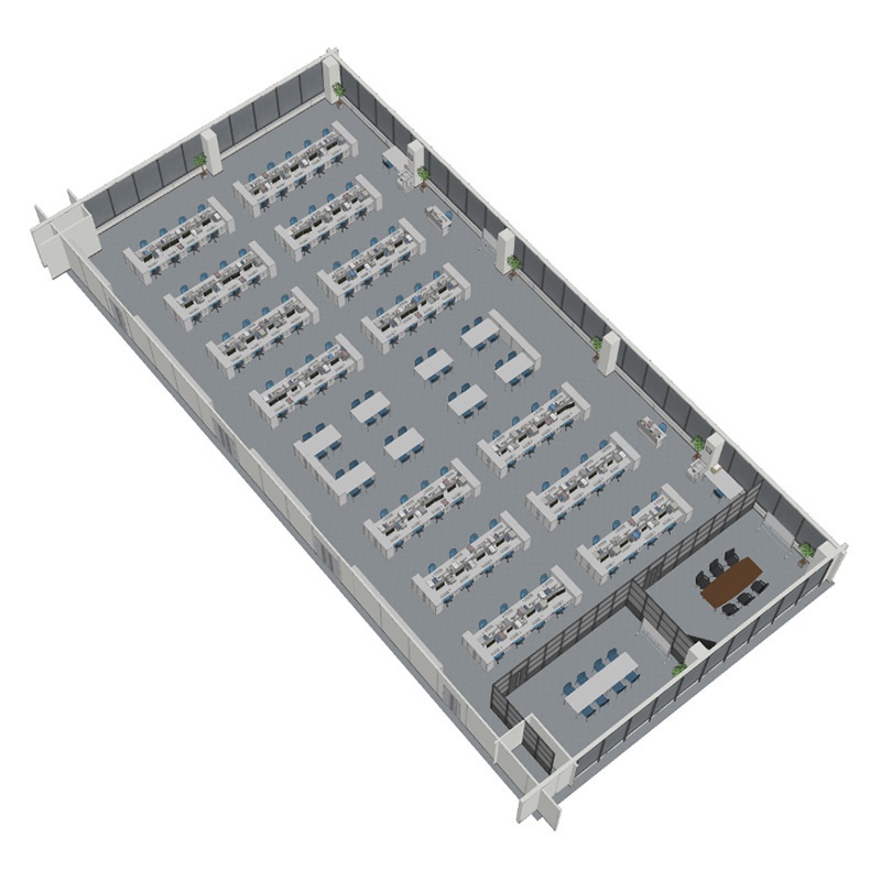 【3D背景】高層オフィスフロア