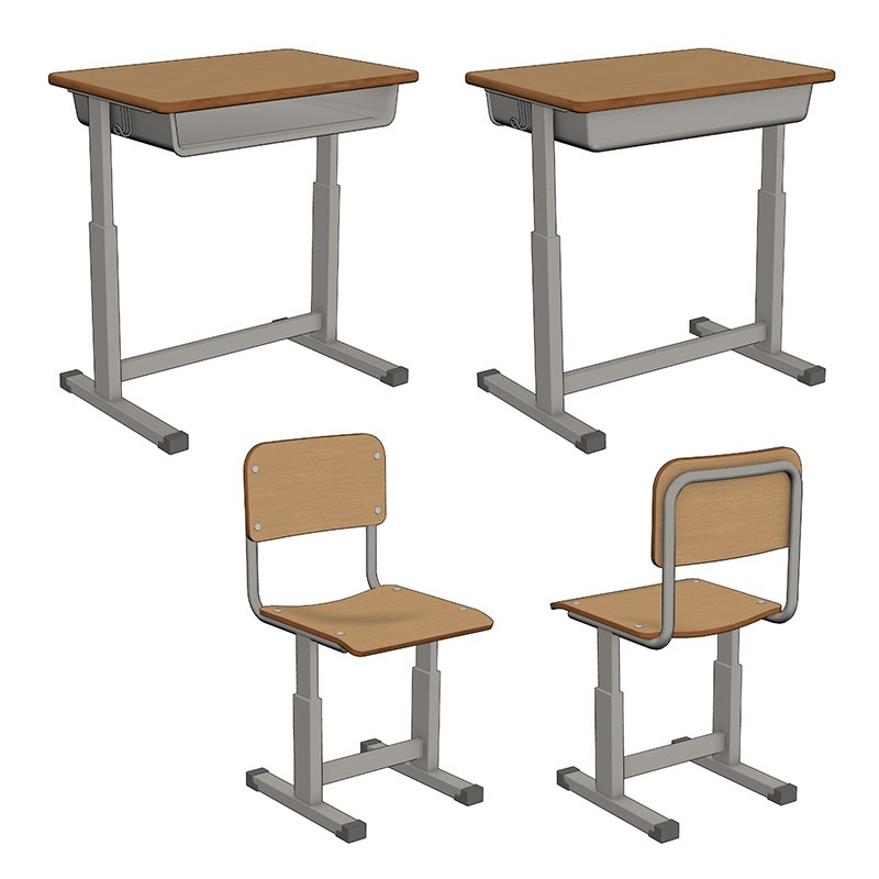 【3D素材】学校机可動式