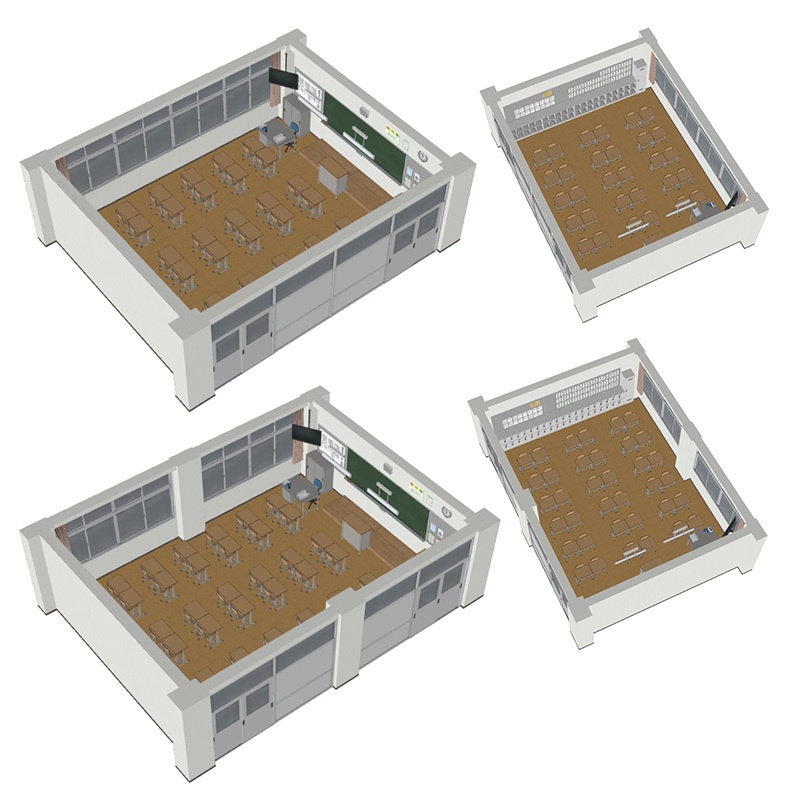 【3D背景】小学校 教室 高学年