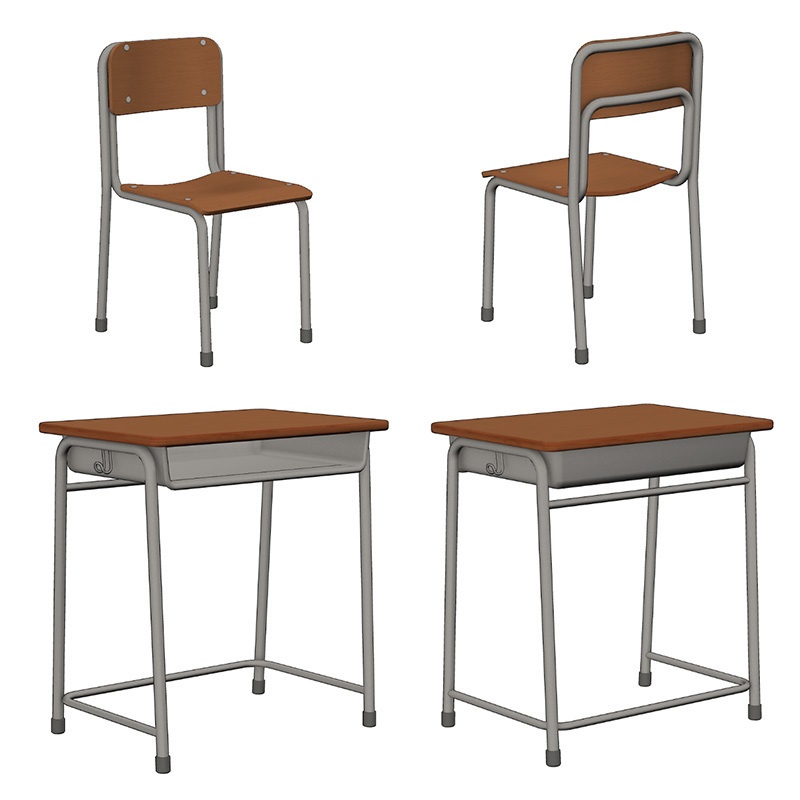 【3D素材】学校机 5号