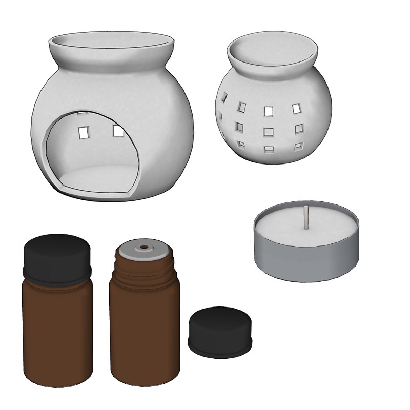 【3D素材】アロマセット