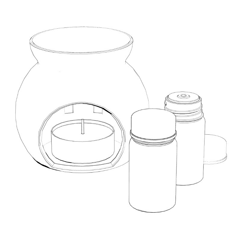 【3D素材】アロマセット