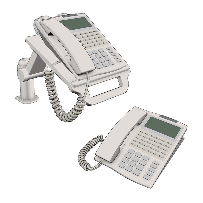 【3D素材】ビジネスフォン