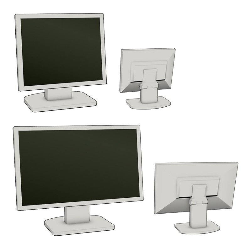 【3D素材】デスクトップPC