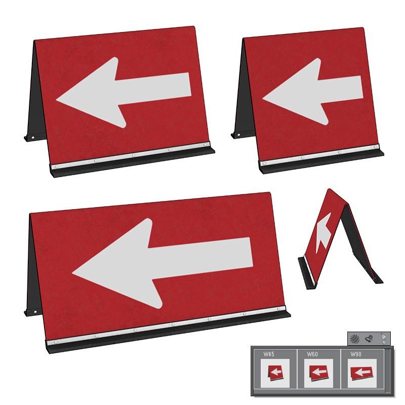 【3D素材】矢印板