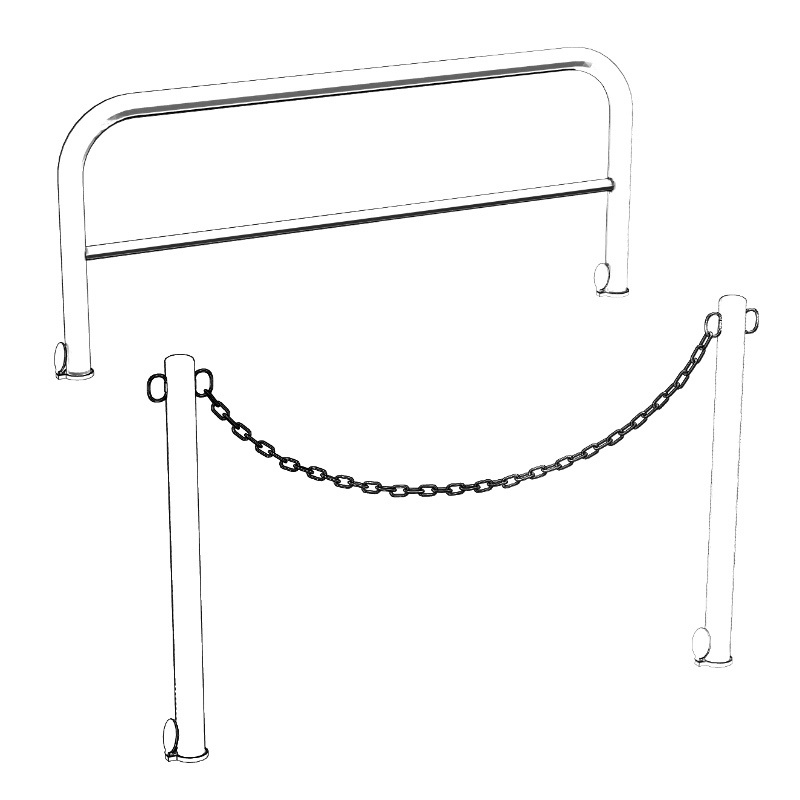 【3D素材】車止めポール