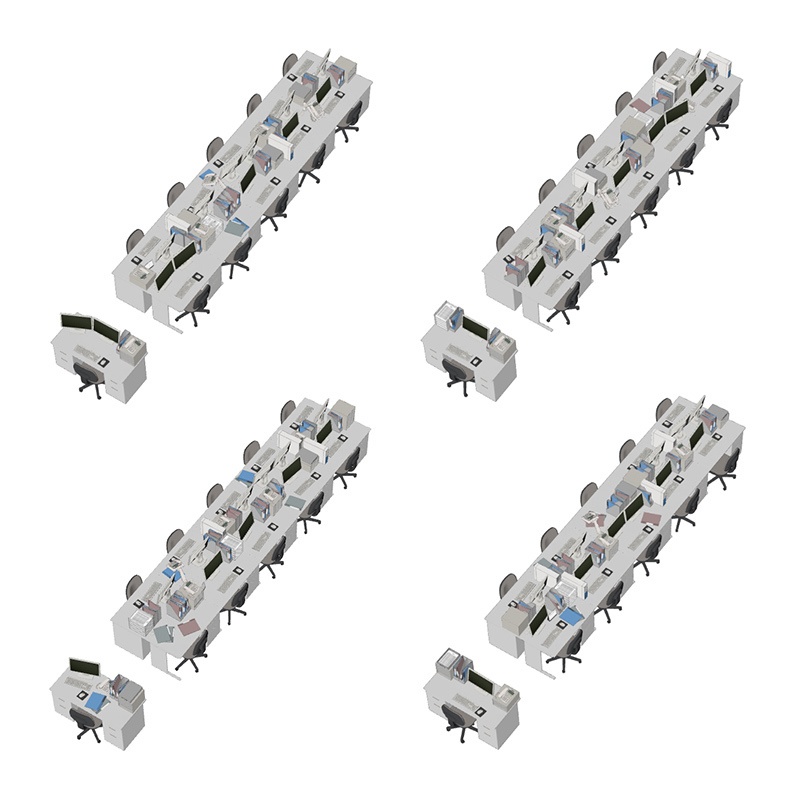 【3D背景】オフィスフロア