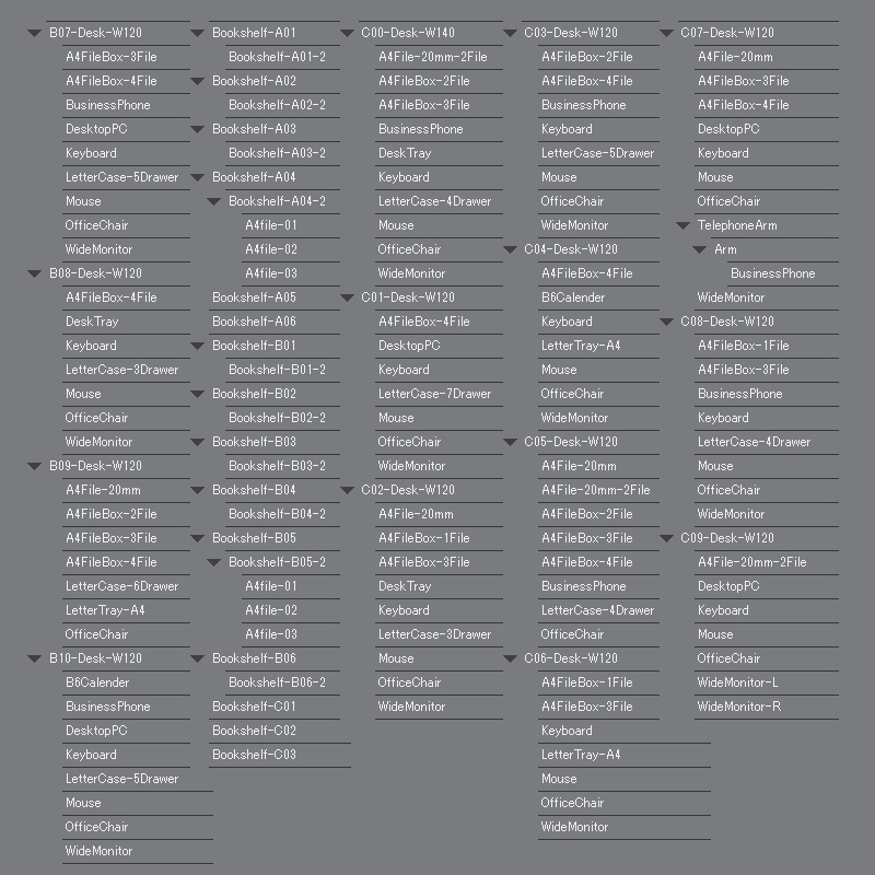 【3D背景】オフィスフロア