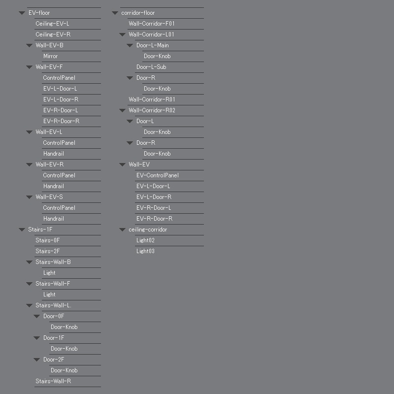 【3D背景】オフィスフロア