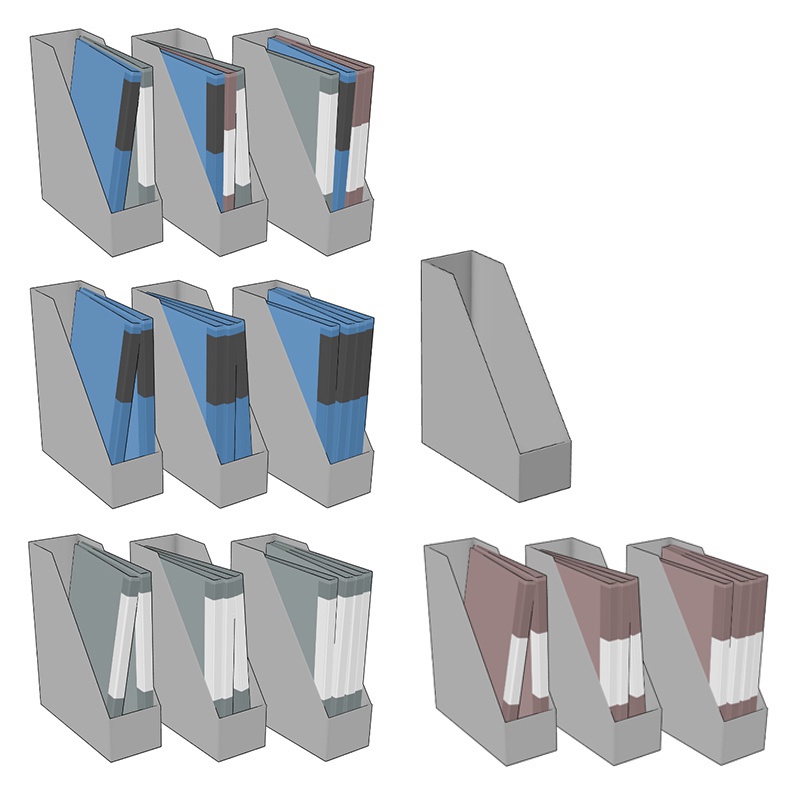 【3D素材】A4ファイルセット