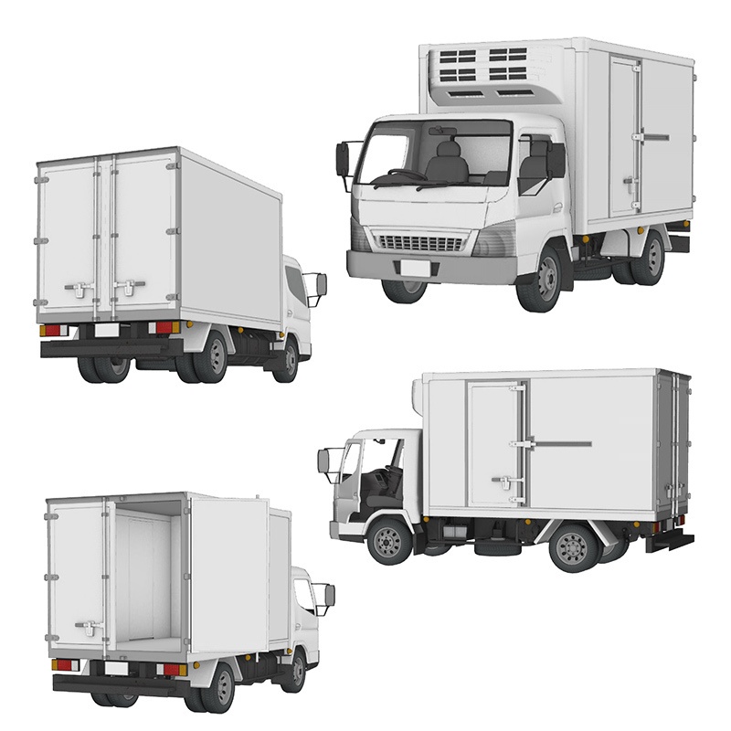 【3D素材】冷凍冷蔵車