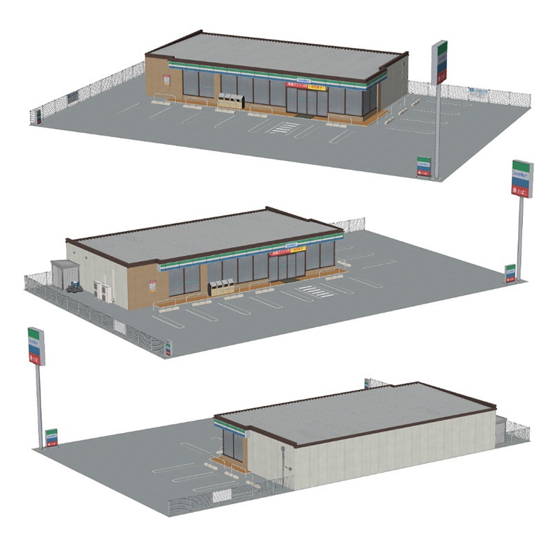 【3D背景】コンビニエンスストア