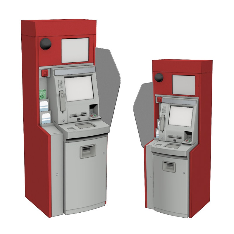 【3D素材】省スペースATM