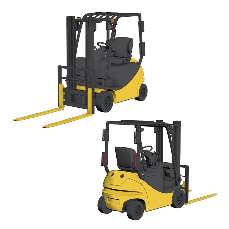 【3D素材】フォークリフト