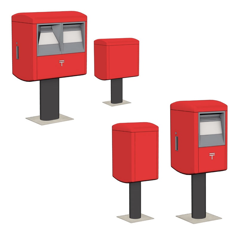 【3D素材】郵便ポスト