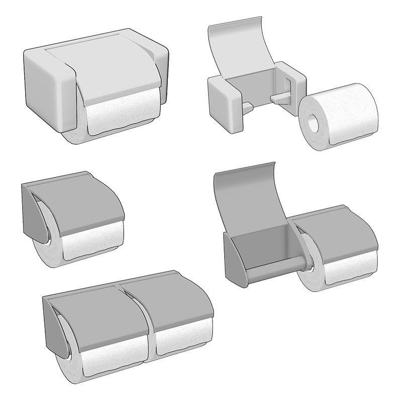 【3D素材】洋式トイレ タンク式