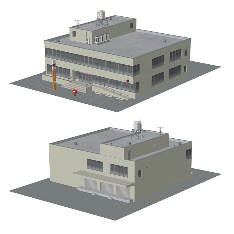 【3D背景】郵便局